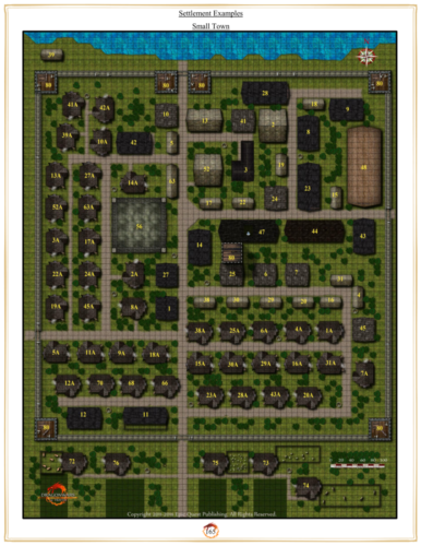 Small town Map